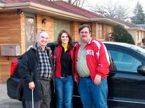 Bob and Greg with Rita from the Original Zillertal sound photo